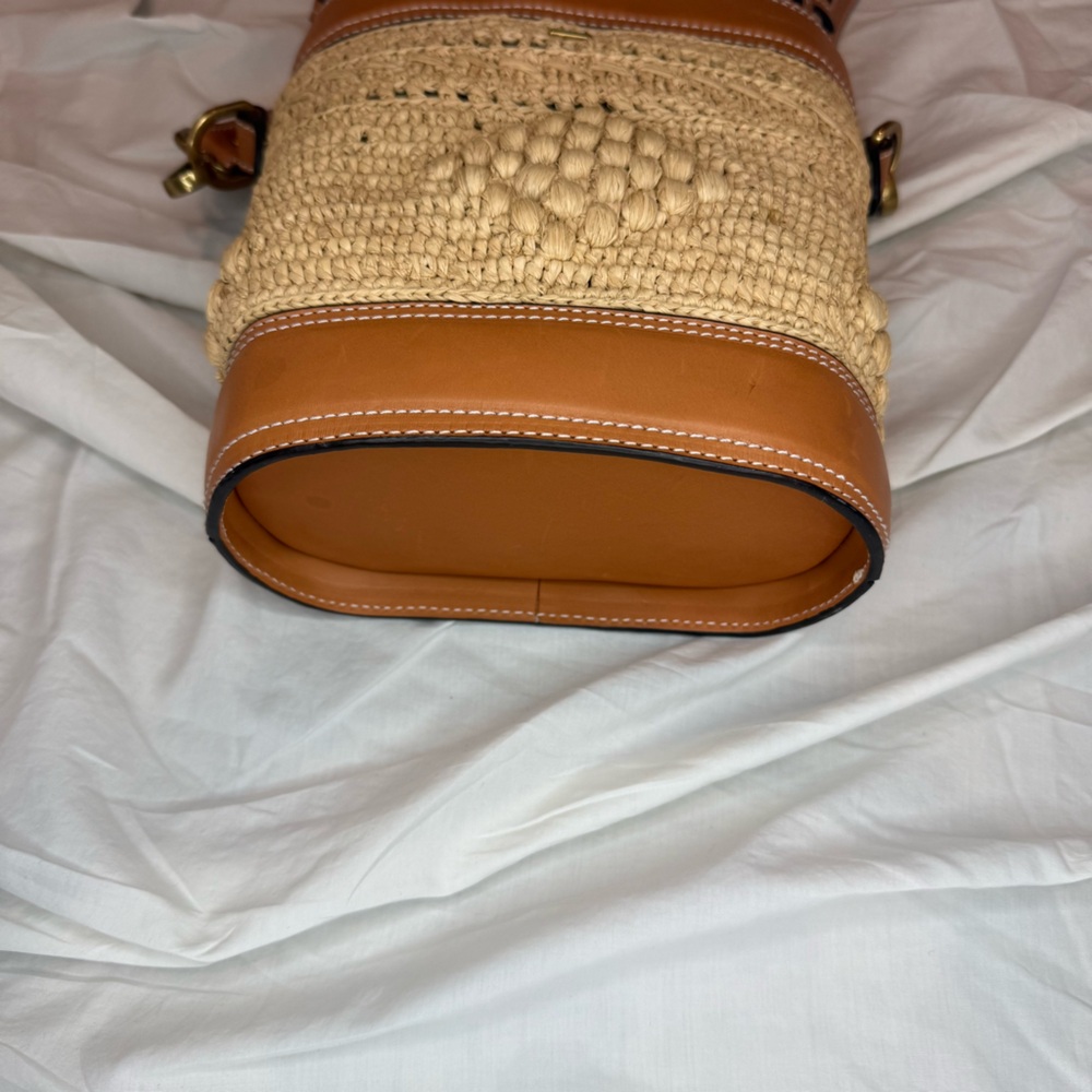 Zimmermann Raffia Bucket Bag - Picture 3 of 9